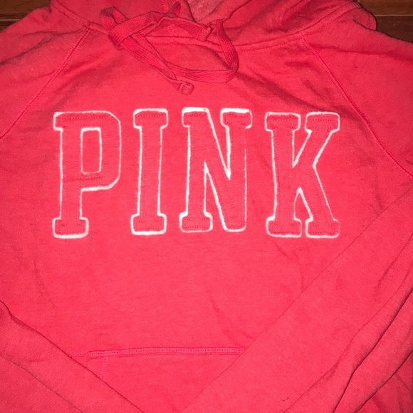 Victoria Secret PINK red hoodie - Picture 2 of 2
